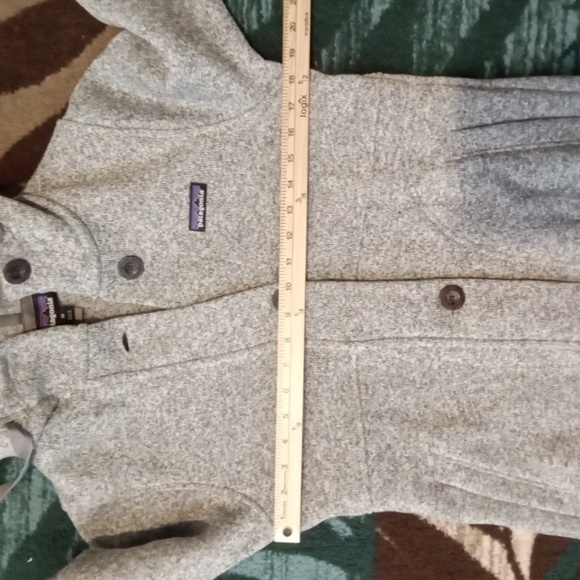Patagonia Womens Better Sweater Coat Birch White Outdoor Winter Suze Xs - Picture 4 of 9